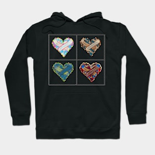 Four Hearts Hoodie